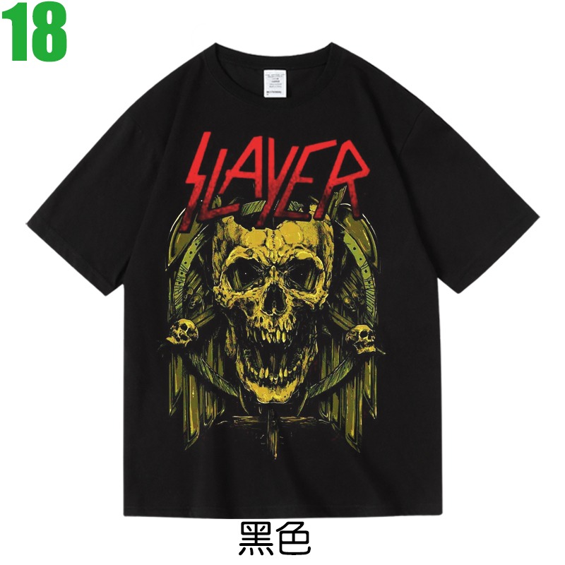 Slayer【超級殺手樂團】短袖鞭擊重金屬搖滾樂團T恤(共3種顏色可供選購) 新款上市購買多件多優惠!【賣場七】-規格圖3