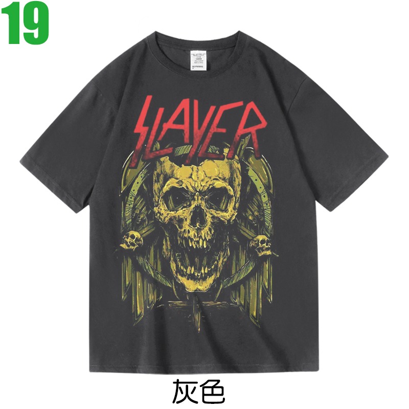Slayer【超級殺手樂團】短袖鞭擊重金屬搖滾樂團T恤(共3種顏色可供選購) 新款上市購買多件多優惠!【賣場七】-規格圖3