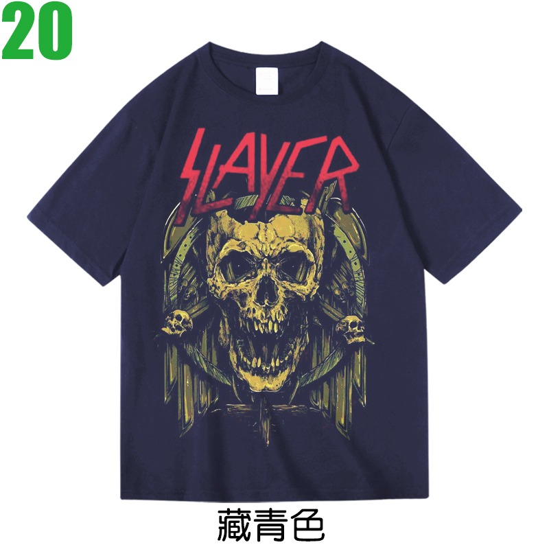 Slayer【超級殺手樂團】短袖鞭擊重金屬搖滾樂團T恤(共3種顏色可供選購) 新款上市購買多件多優惠!【賣場七】-規格圖3