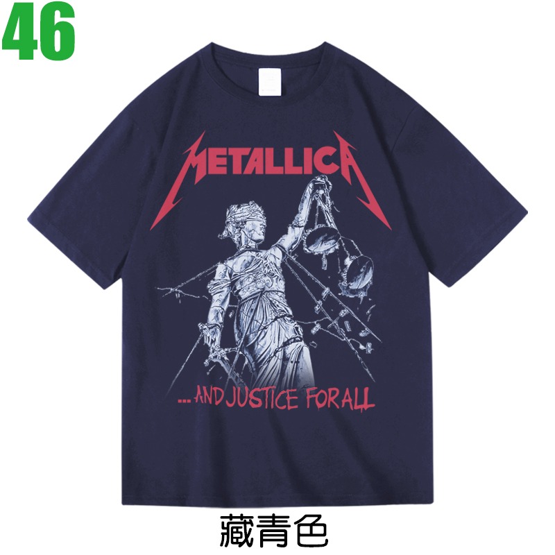 METALLICA【金屬製品】短袖鞭擊重金屬搖滾樂團T恤(共3種顏色可供選購) 新款上市購買多件多優惠!【賣場十五】-細節圖3