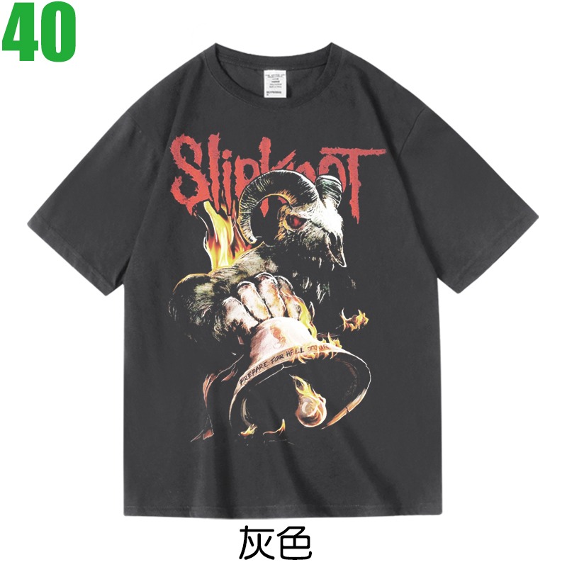 Slipknot【滑結樂團】短袖Nu-Metal新重金屬搖滾樂團T恤(3種顏色可選) 新上市購買多件多優惠!【賣場十六】-規格圖3