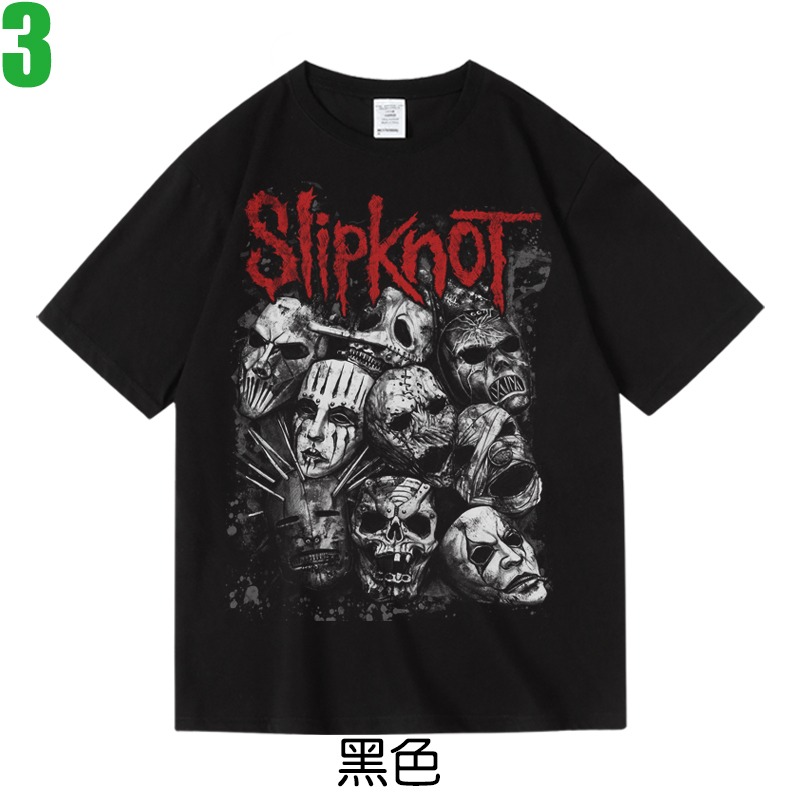 Slipknot【滑結樂團】短袖Nu-Metal新重金屬搖滾樂團T恤 新款上市購買多件多優惠!【賣場三】-規格圖1
