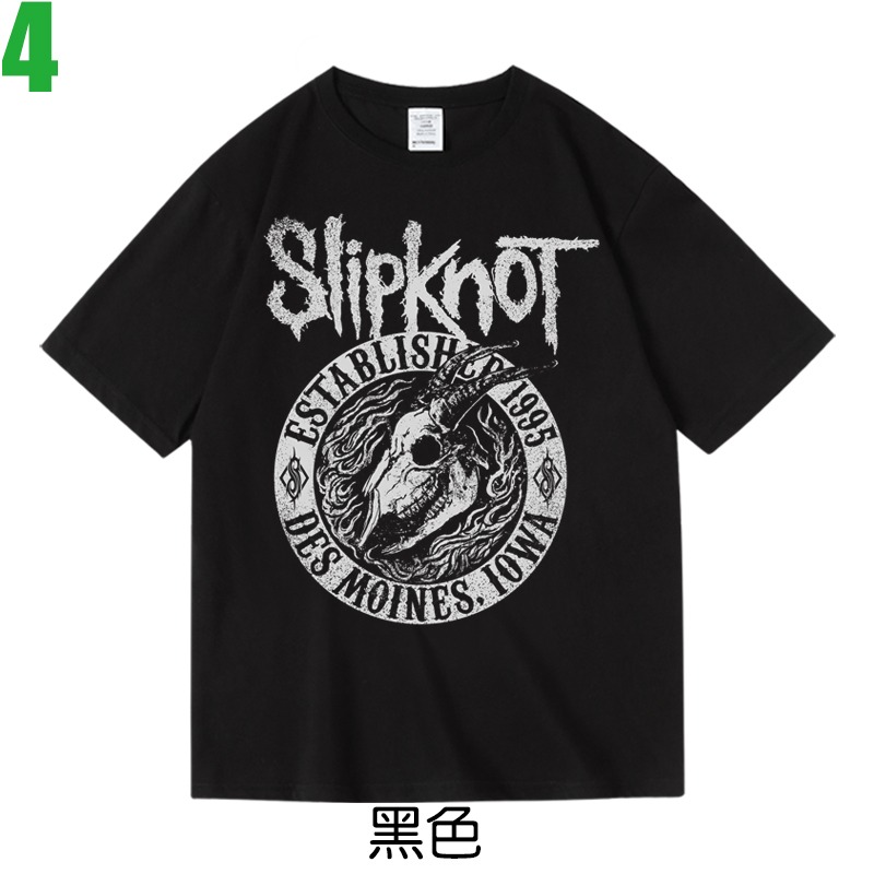 Slipknot【滑結樂團】短袖Nu-Metal新重金屬搖滾樂團T恤 新款上市購買多件多優惠!【賣場四】-規格圖1