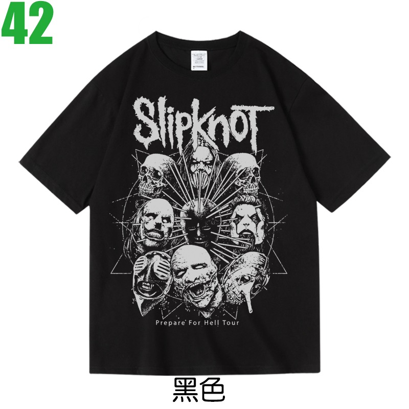 Slipknot【滑結樂團】短袖Nu-Metal新重金屬搖滾樂團T恤(3種顏色可選) 新上市購買多件多優惠!【賣場十七】-規格圖3