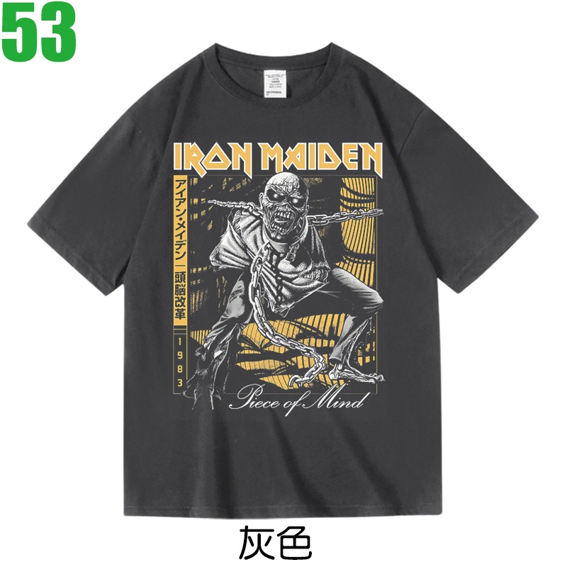 Iron Maiden【鐵娘子樂團】短袖重金屬搖滾樂團T恤(共3種顏色可供選購) 新款上市購買多件多優惠!【賣場十七】-規格圖3