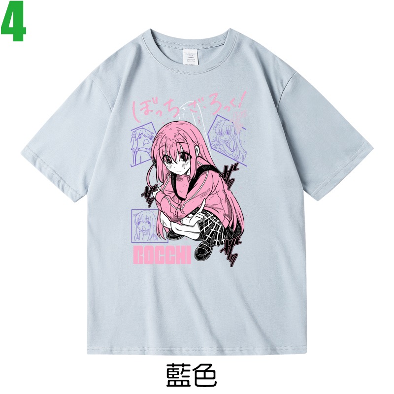 【孤獨搖滾！ Bocchi the Rock!】短袖日本漫畫卡通動畫T恤(4種顏色) 新款上市購買多件多優惠!【賣場一】-規格圖4