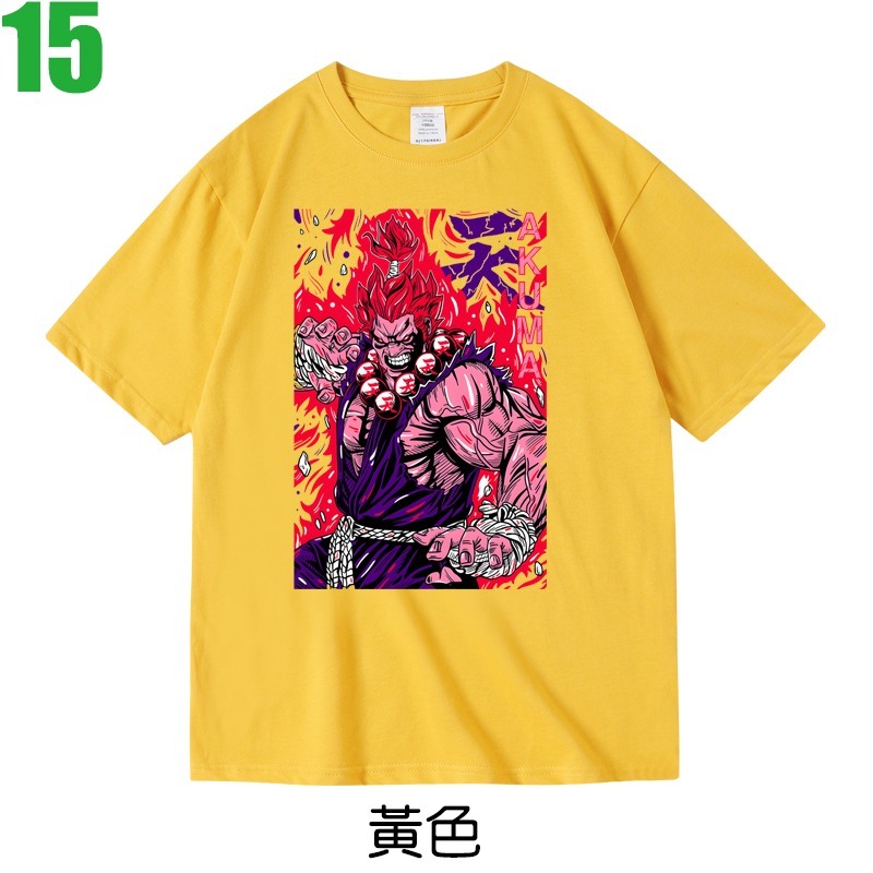 【快打旋風 Street Fighter 豪鬼 波動拳】短袖電玩遊戲T恤(7種顏色) 新款上市購買多件多優惠!【賣場三】-細節圖5