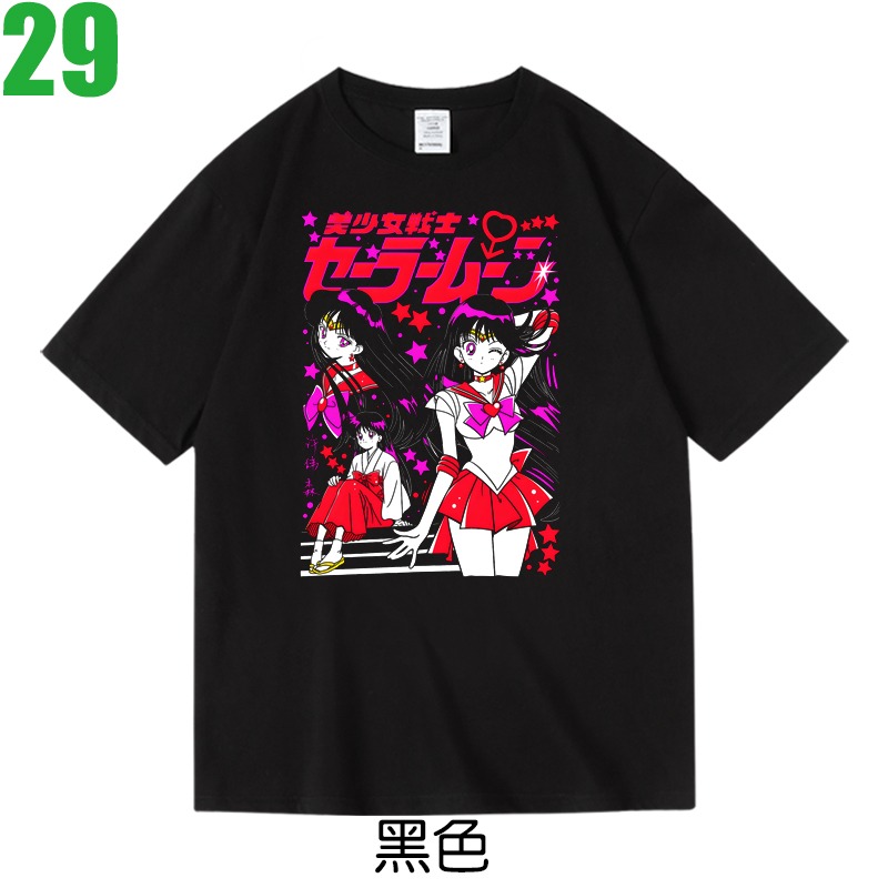 【美少女戰士 水手月亮 Sailor Moon】短袖漫畫動漫卡通動畫T恤(3種顏色) 新款上市購買多件多優惠!【賣場八】-規格圖3