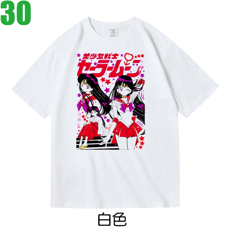 【美少女戰士 水手月亮 Sailor Moon】短袖漫畫動漫卡通動畫T恤(3種顏色) 新款上市購買多件多優惠!【賣場八】-規格圖3