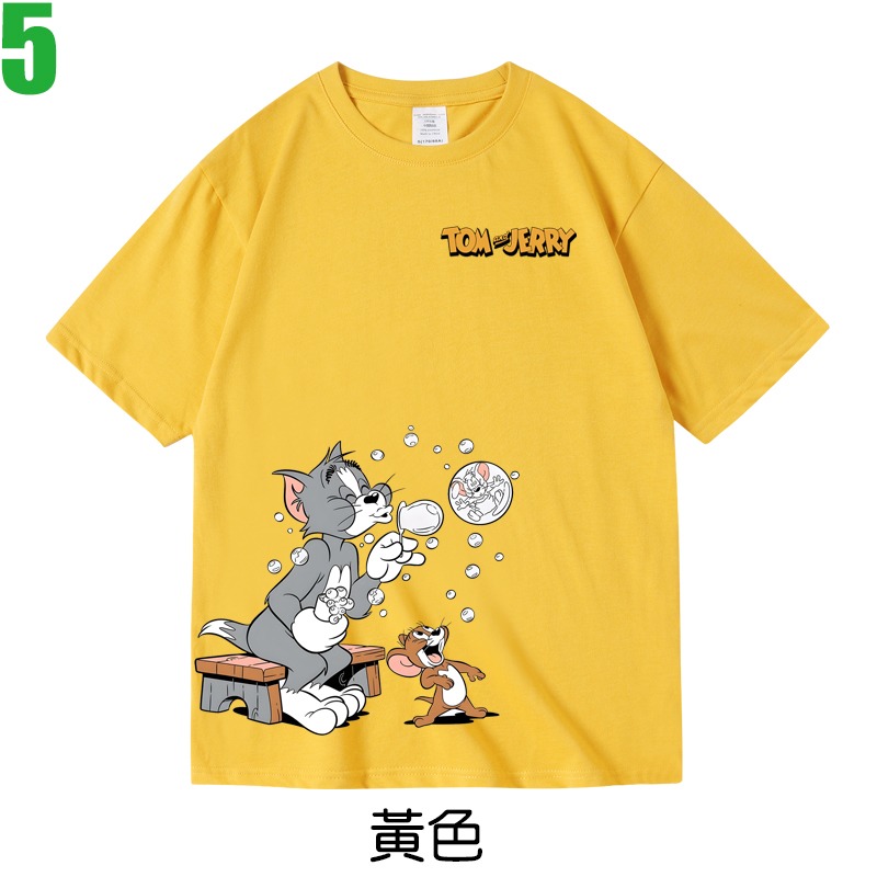 【湯姆貓與傑米鼠 Tom and Jerry】短袖卡通動畫T恤(共7種顏色可供選購) 新款上市購買多件多優惠!【賣場一】-細節圖5