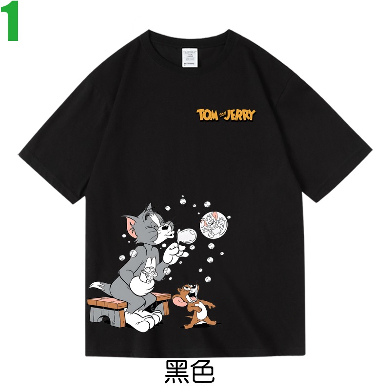 【湯姆貓與傑米鼠 Tom and Jerry】短袖卡通動畫T恤(共7種顏色可供選購) 新款上市購買多件多優惠!【賣場一】-規格圖7