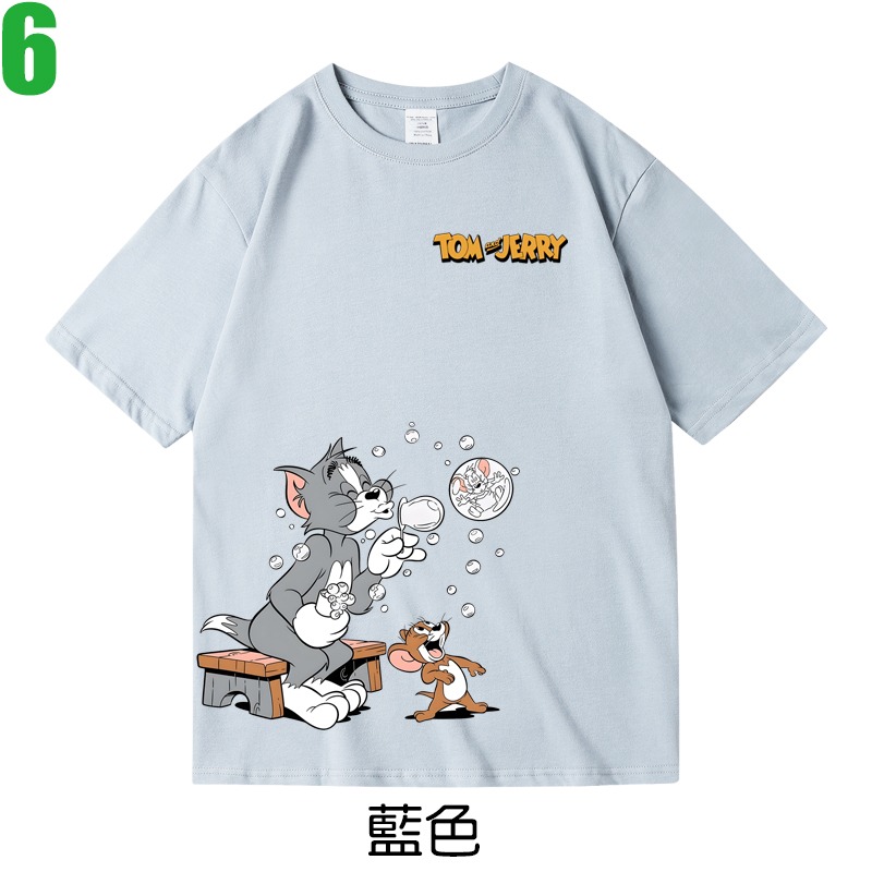 【湯姆貓與傑米鼠 Tom and Jerry】短袖卡通動畫T恤(共7種顏色可供選購) 新款上市購買多件多優惠!【賣場一】-規格圖7