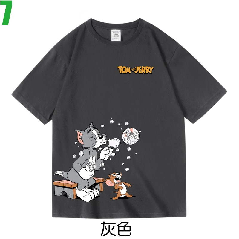 【湯姆貓與傑米鼠 Tom and Jerry】短袖卡通動畫T恤(共7種顏色可供選購) 新款上市購買多件多優惠!【賣場一】-規格圖7