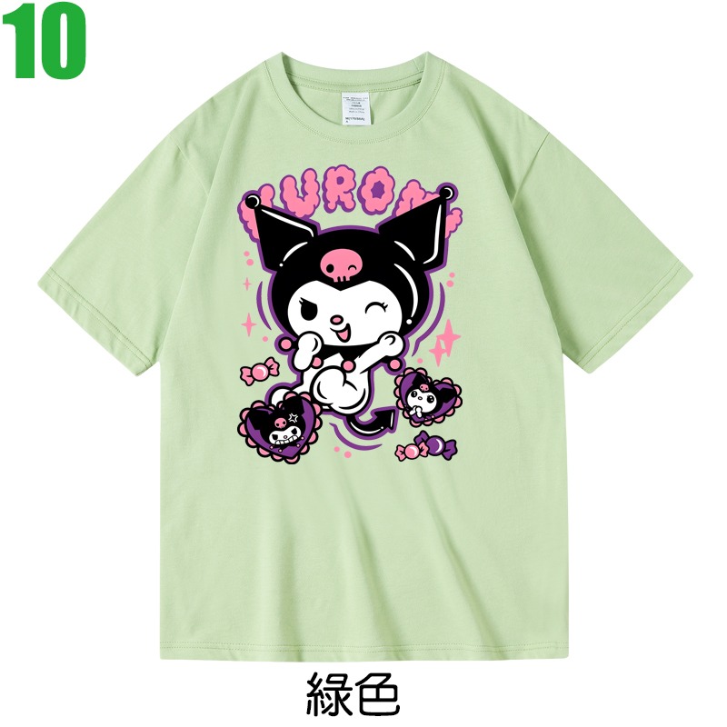 【酷洛米 Kuromi】短袖日本卡通動畫T恤(共7種顏色可供選購) 新款上市購買多件多優惠!【賣場二】-細節圖3