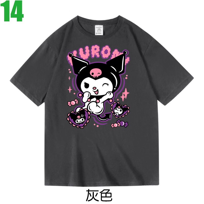 【酷洛米 Kuromi】短袖日本卡通動畫T恤(共7種顏色可供選購) 新款上市購買多件多優惠!【賣場二】-規格圖7