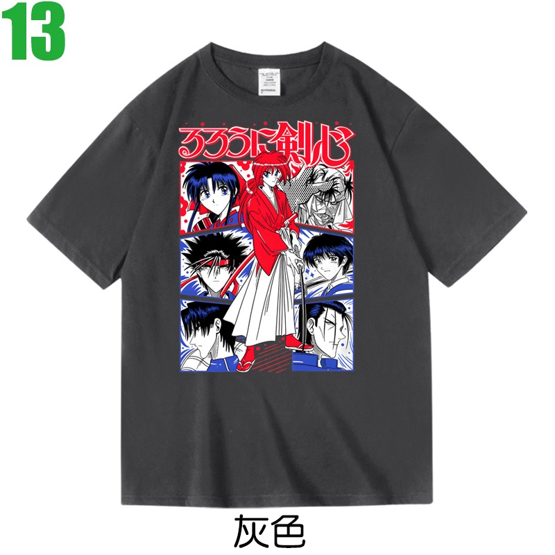 【神劍闖江湖 浪客劍心 RUROUNI KENSHIN】短袖日本漫畫卡通動畫T恤(7種顏色) 購買多件多優惠!【賣場三】-規格圖7