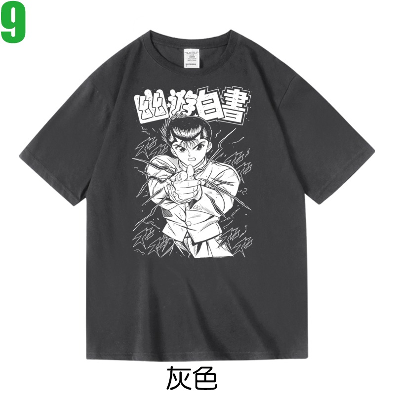 【幽遊白書 Yu Yu Hakusho】短袖日本漫畫卡通動畫電玩遊戲T恤(3種顏色) 新款上市購買多件多優惠!【賣場二】-規格圖3