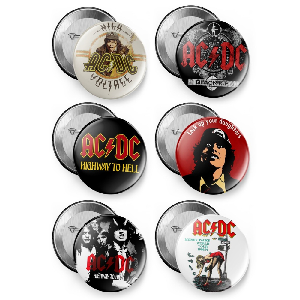 【AC/DC】短袖澳洲重金屬搖滾樂團胸章徽章(共6種款式可供選購) 下單前請先詢問有無現貨!【賣場一】-細節圖7