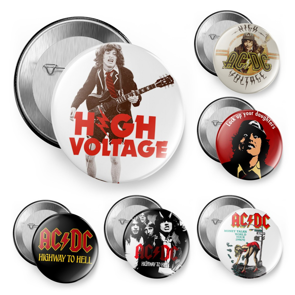 【AC/DC】短袖澳洲重金屬搖滾樂團胸章徽章(共6種款式可供選購) 下單前請先詢問有無現貨!【賣場二】-細節圖8