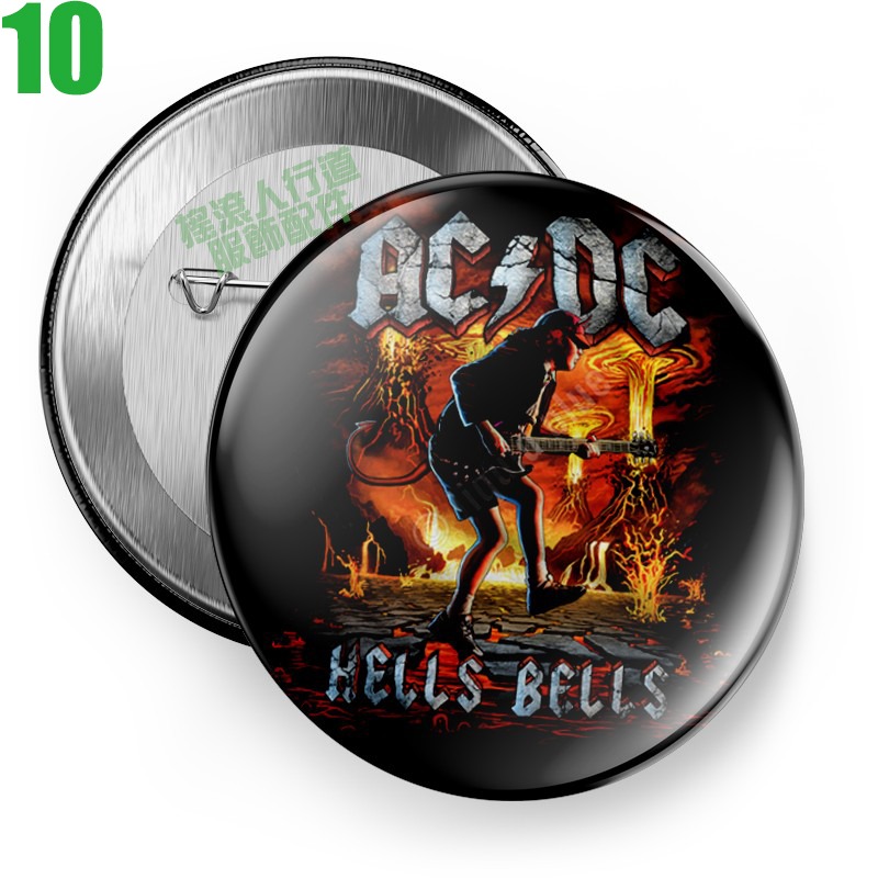 【AC/DC】短袖澳洲重金屬搖滾樂團胸章徽章(共6種款式可供選購) 下單前請先詢問有無現貨!【賣場二】-規格圖8