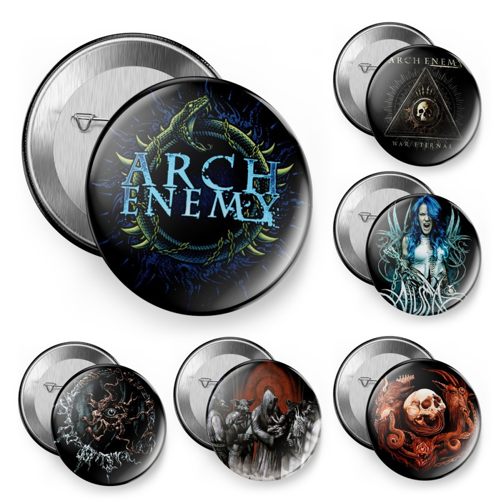 Arch Enemy【罪惡之神】短袖死亡重金屬搖滾樂團胸章徽章(共5種款式可供選購) 下單前請先詢問有無現貨!【賣場一】-細節圖7