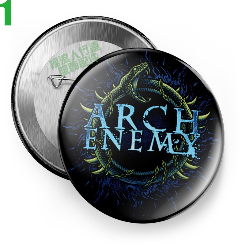 Arch Enemy【罪惡之神】短袖死亡重金屬搖滾樂團胸章徽章(共5種款式可供選購) 下單前請先詢問有無現貨!【賣場一】-規格圖7