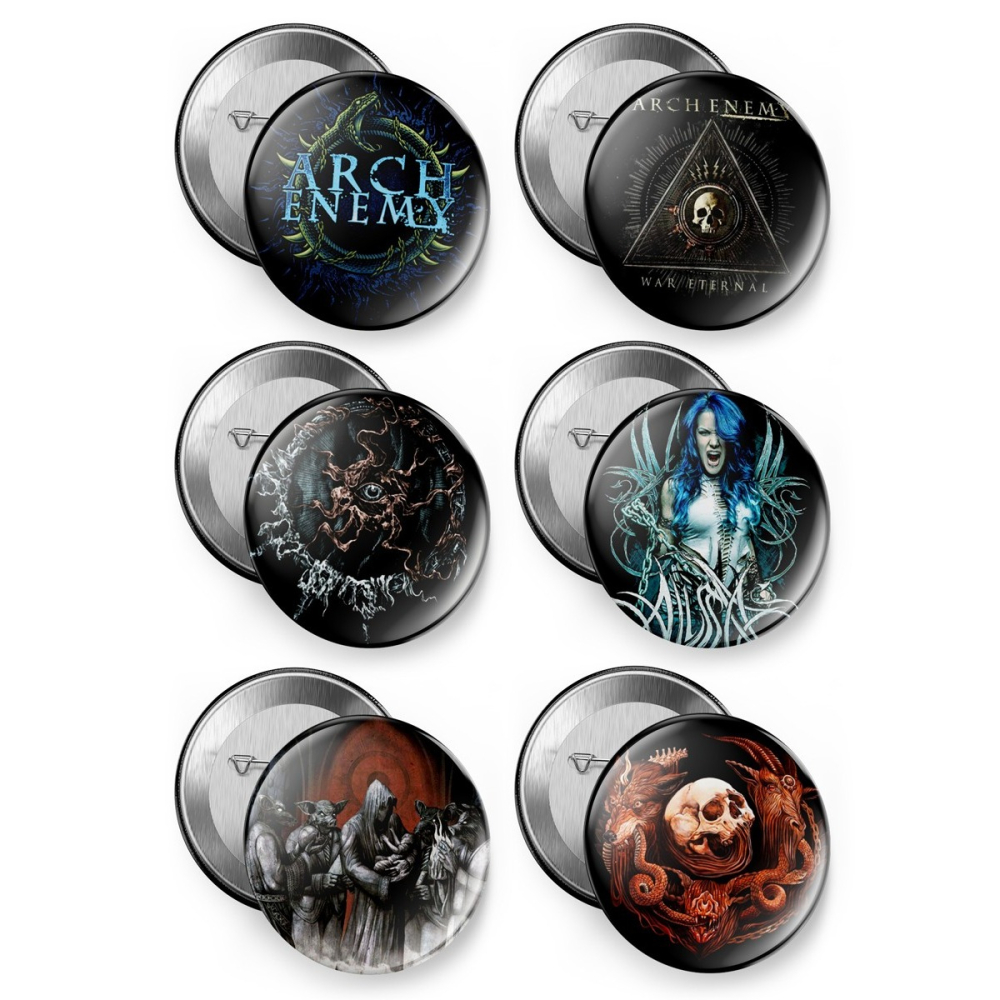 Arch Enemy【罪惡之神】短袖死亡重金屬搖滾樂團胸章徽章(共5種款式可供選購) 下單前請先詢問有無現貨!【賣場二】-細節圖6