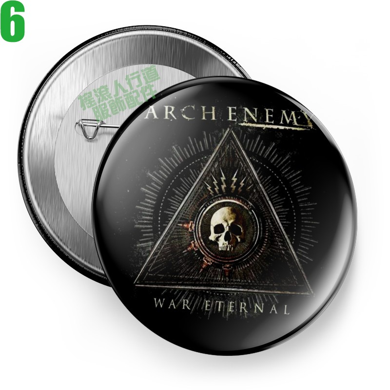 Arch Enemy【罪惡之神】短袖死亡重金屬搖滾樂團胸章徽章(共5種款式可供選購) 下單前請先詢問有無現貨!【賣場二】-規格圖7