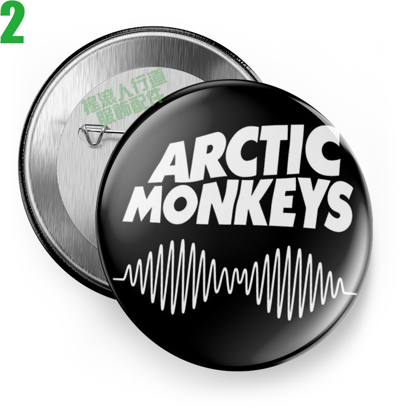 Arctic Monkeys【北極潑猴】短袖搖滾樂團胸章徽章(共8種款式可供選購) 下單前請先詢問有無現貨!【賣場一】-細節圖2