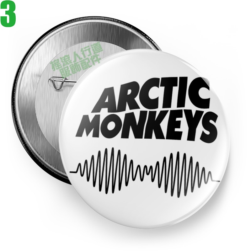 Arctic Monkeys【北極潑猴】短袖搖滾樂團胸章徽章(共8種款式可供選購) 下單前請先詢問有無現貨!【賣場一】-細節圖3