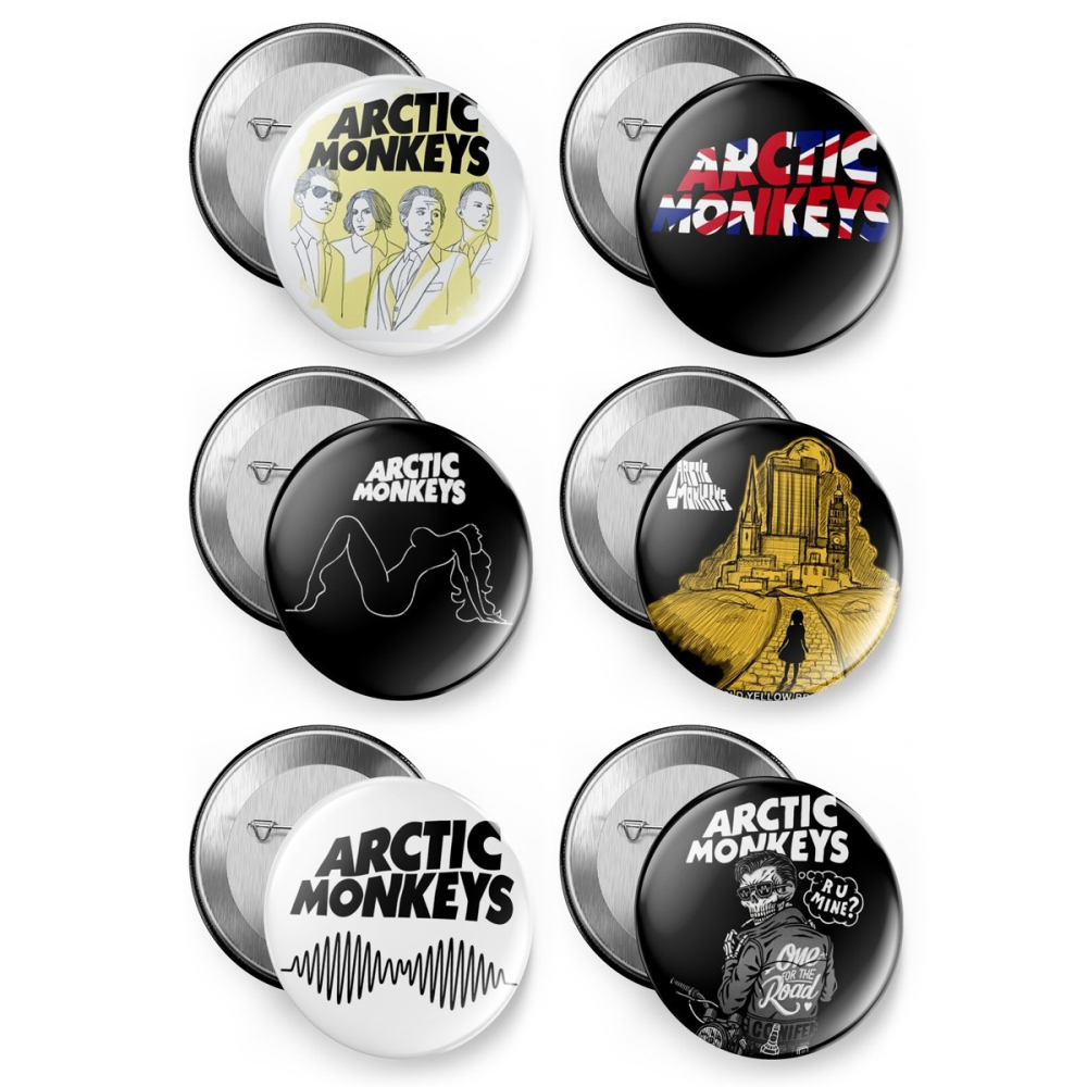 Arctic Monkeys【北極潑猴】短袖搖滾樂團胸章徽章(共8種款式可供選購) 下單前請先詢問有無現貨!【賣場一】-細節圖9