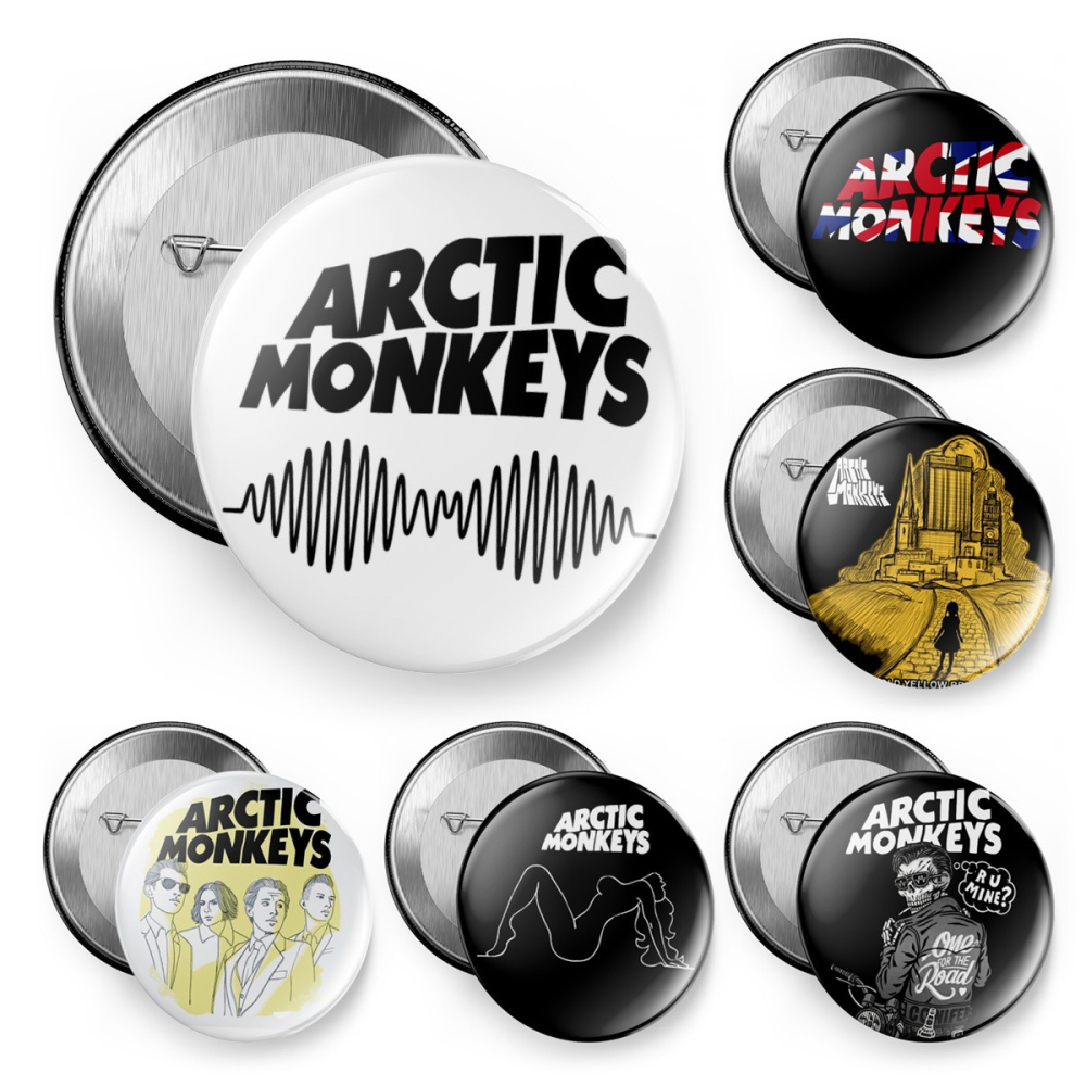 Arctic Monkeys【北極潑猴】短袖搖滾樂團胸章徽章(共8種款式可供選購) 下單前請先詢問有無現貨!【賣場一】-細節圖10