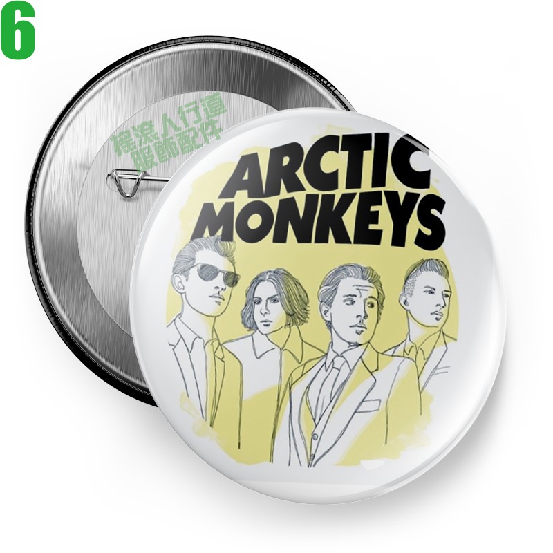 Arctic Monkeys【北極潑猴】短袖搖滾樂團胸章徽章(共8種款式可供選購) 下單前請先詢問有無現貨!【賣場一】-規格圖10