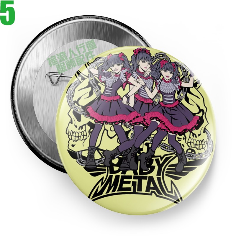 【BABYMETAL】短袖日本少女偶像重金屬搖滾樂團胸章徽章(共7種款式可供選購) 下單前請先詢問有無現貨!【賣場一】-細節圖5