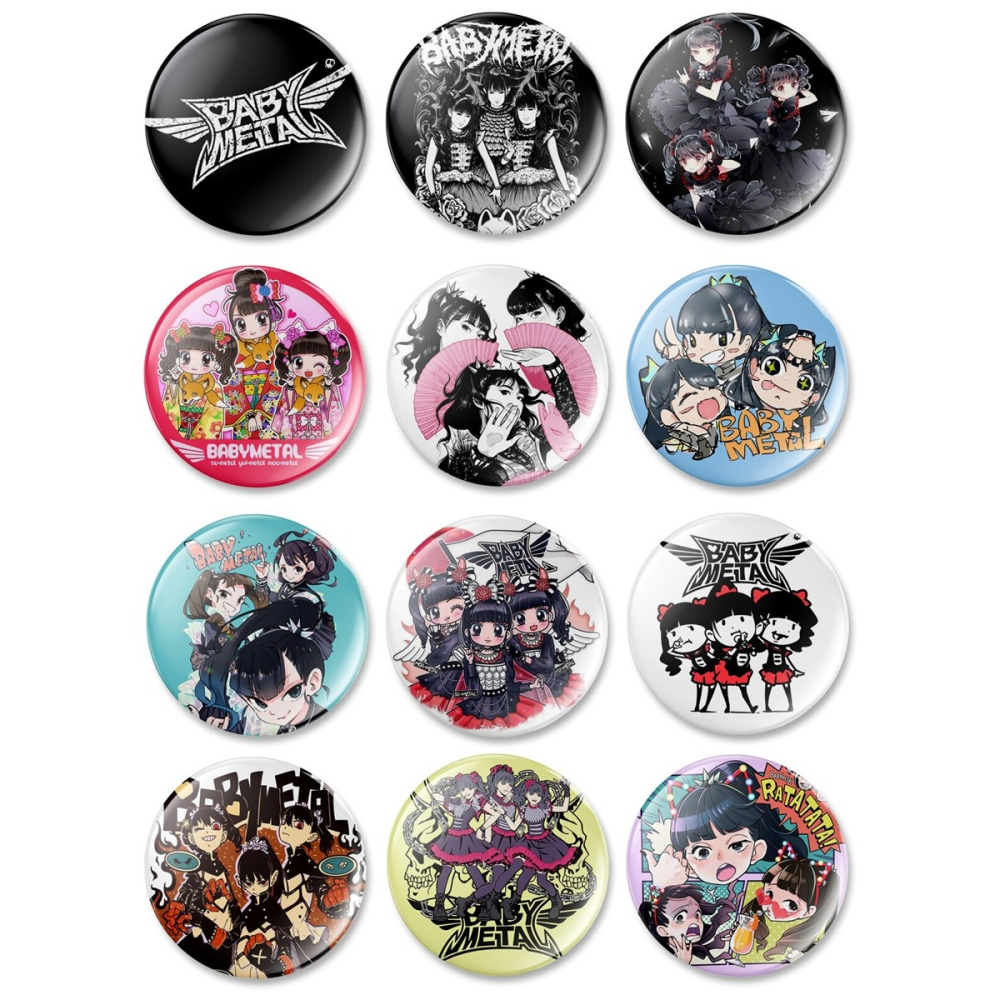 【BABYMETAL】短袖日本少女偶像重金屬搖滾樂團胸章徽章(共7種款式可供選購) 下單前請先詢問有無現貨!【賣場一】-細節圖8