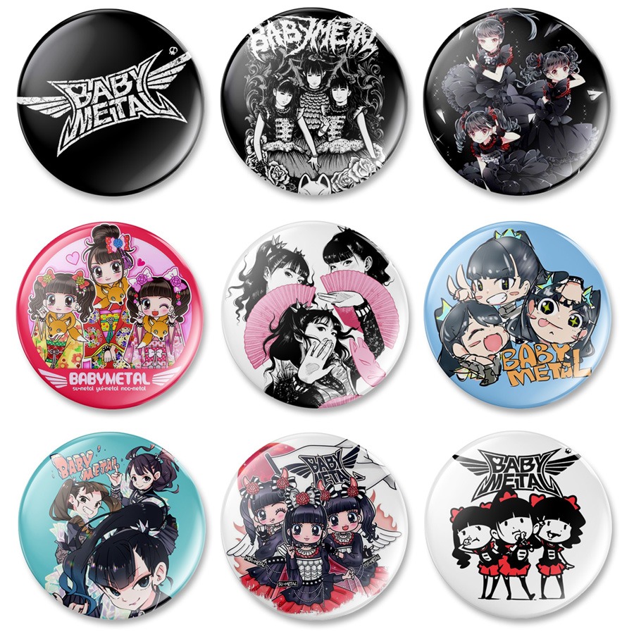 【BABYMETAL】短袖日本少女偶像重金屬搖滾樂團胸章徽章(共7種款式可供選購) 下單前請先詢問有無現貨!【賣場一】-細節圖9