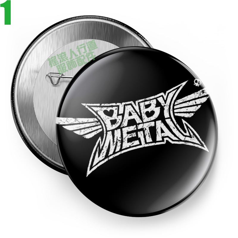 【BABYMETAL】短袖日本少女偶像重金屬搖滾樂團胸章徽章(共7種款式可供選購) 下單前請先詢問有無現貨!【賣場一】-規格圖9