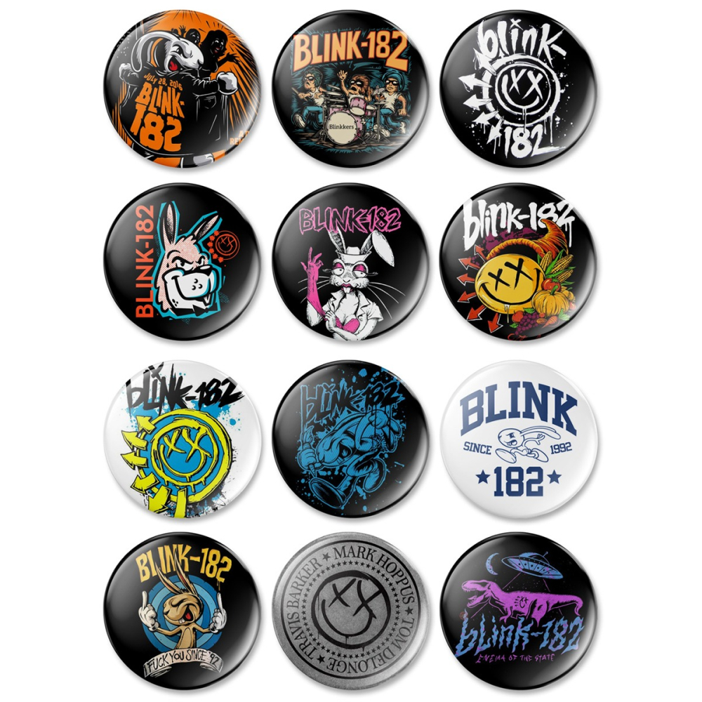 Blink 182【眨眼182】短袖流行龐克搖滾樂團胸章徽章(共9種款式可供選購) 下單前請先詢問有無現貨!【賣場一】-細節圖10
