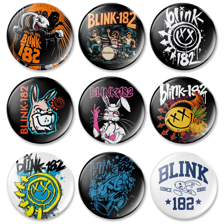 Blink 182【眨眼182】短袖流行龐克搖滾樂團胸章徽章(共9種款式可供選購) 下單前請先詢問有無現貨!【賣場一】-細節圖11