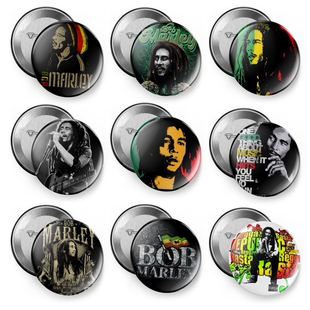 Bob Marley【巴布馬利】短袖雷鬼(Reggae)搖滾歌手胸章徽章(5種款式) 下單前請先詢問有無現貨!【賣場一】-細節圖7