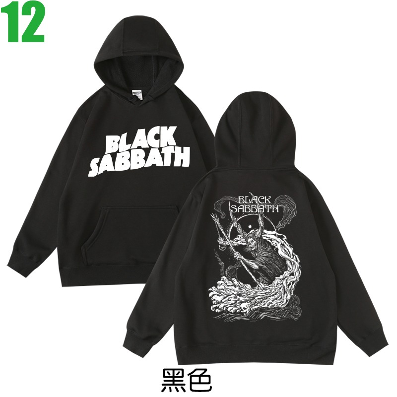 Black Sabbath【黑色安息日】連帽厚絨長袖重金屬搖滾樂團T恤(共2種顏色) 新款上市購買多件多優惠!【賣場八】-規格圖3