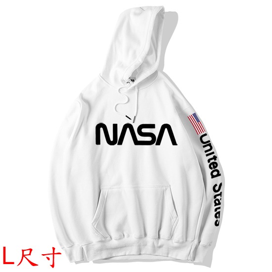 【NASA 美國國家航空暨太空總署】【L尺寸】連帽厚絨長袖創意設計主題T恤(現貨供應 下單後可以立即出貨)-規格圖5