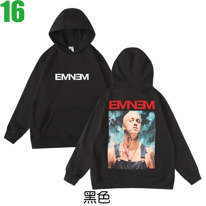 Eminem【阿姆】連帽厚絨長袖嘻哈饒舌(HIP-HOP RAP)歌手T恤(3種顏色) 新款上市購買多件多優惠【賣場八】-規格圖4