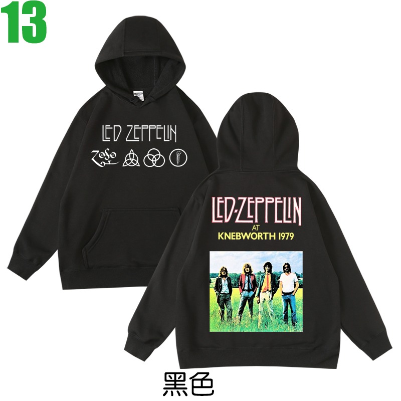 Led Zeppelin【齊柏林飛船】連帽厚絨長袖重金屬搖滾樂團T恤(共3種顏色) 新款上市購買多件多優惠!【賣場七】-規格圖4