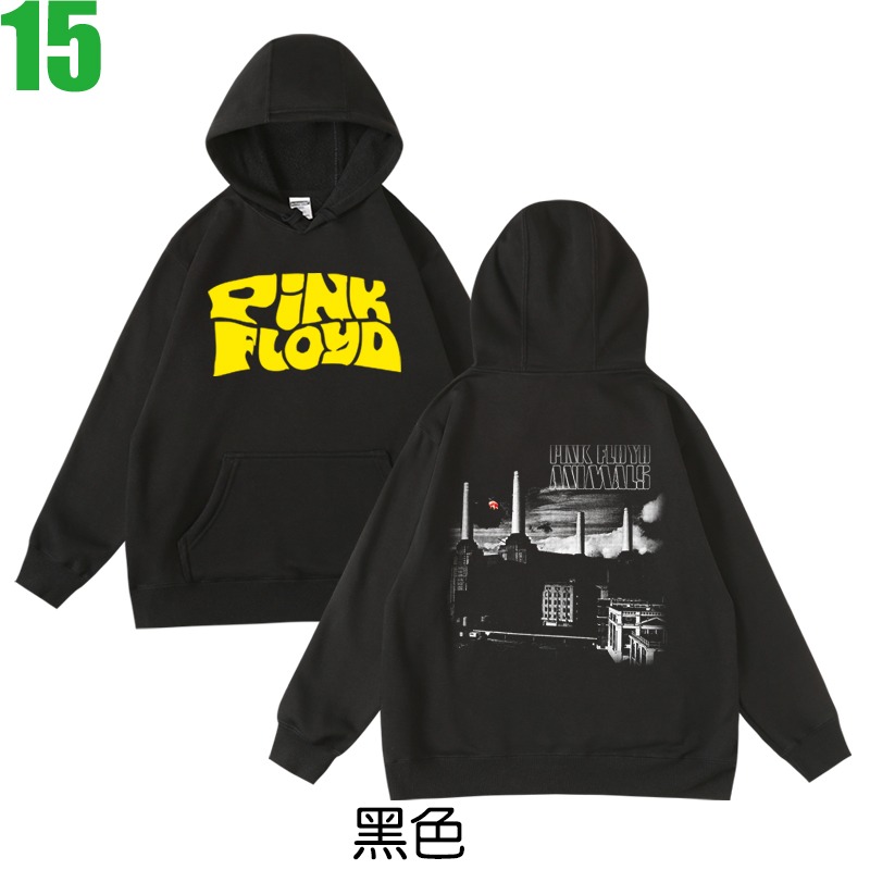 Pink Floyd【平克·佛洛伊德】連帽厚絨長袖搖滾樂團T恤(共2種顏色可供選購) 新款上市購買多件多優惠!【賣場七】-規格圖3