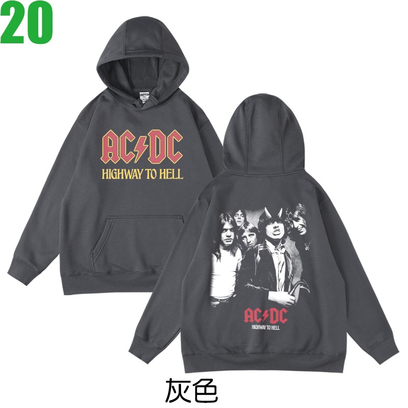 【AC/DC】連帽厚絨長袖澳洲重金屬搖滾樂團T恤(共2種顏色可供選購) 新款上市購買多件多優惠!【賣場七】-細節圖2
