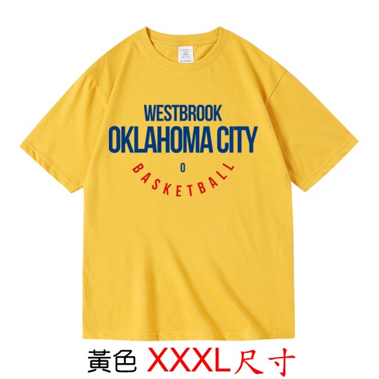 【羅素·衞斯布魯克 Russell Westbrook】【XXXL尺寸】短袖NBA球員T恤(現貨供應 下單後可立即出貨)-規格圖1
