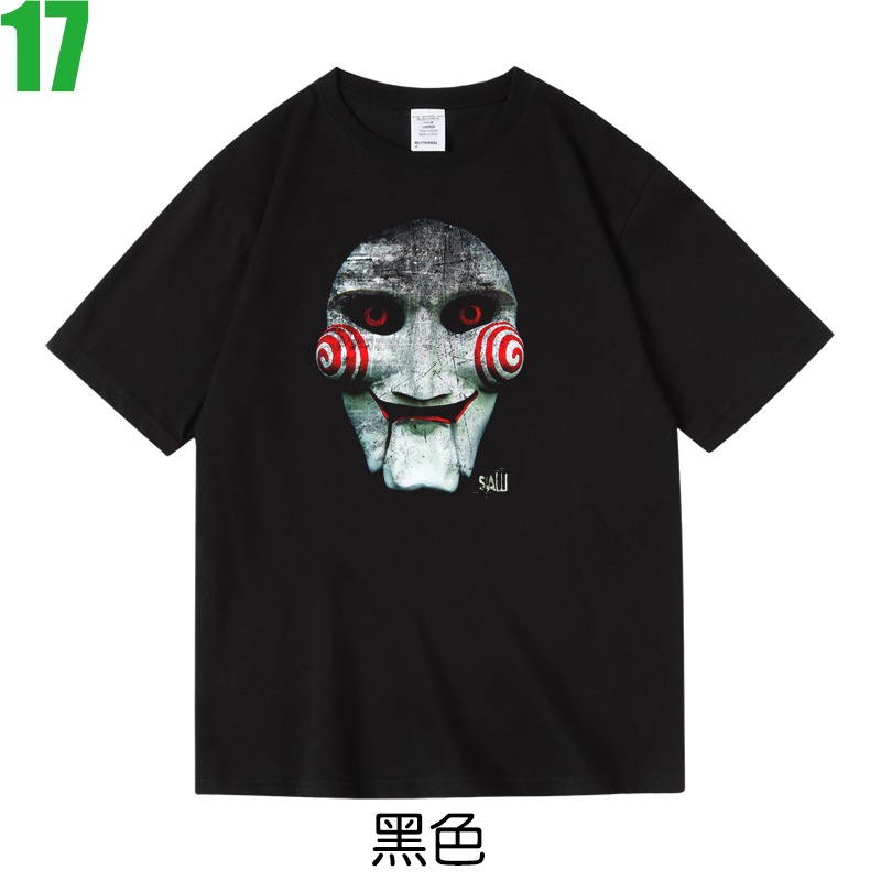 【奪魂鋸 SAW】短袖經典恐怖片電影系列T恤 新款上市購買多件多優惠!【賣場六】-規格圖2