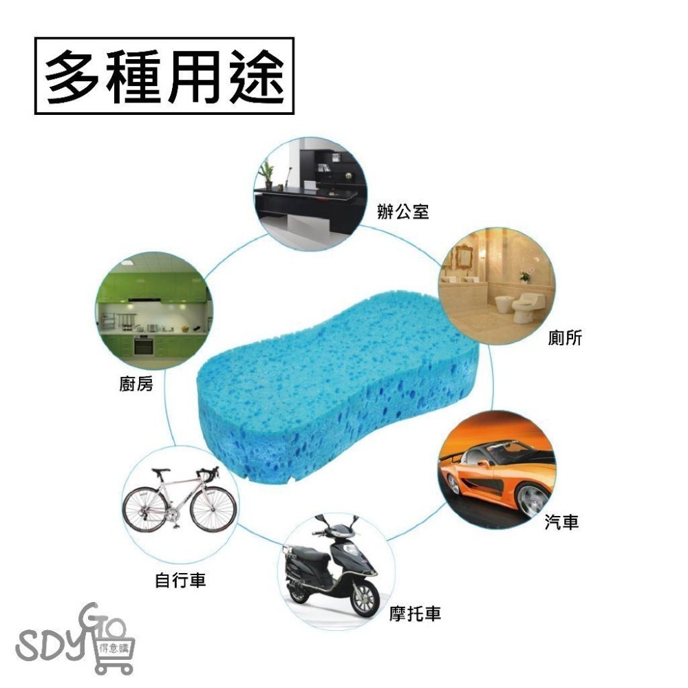 【雙11買1送1】8字海棉 真空包裝 蜂巢海綿 洗車海綿 發泡綿 蜂窩海綿 八字 8字 打蠟 清潔 海綿-細節圖4