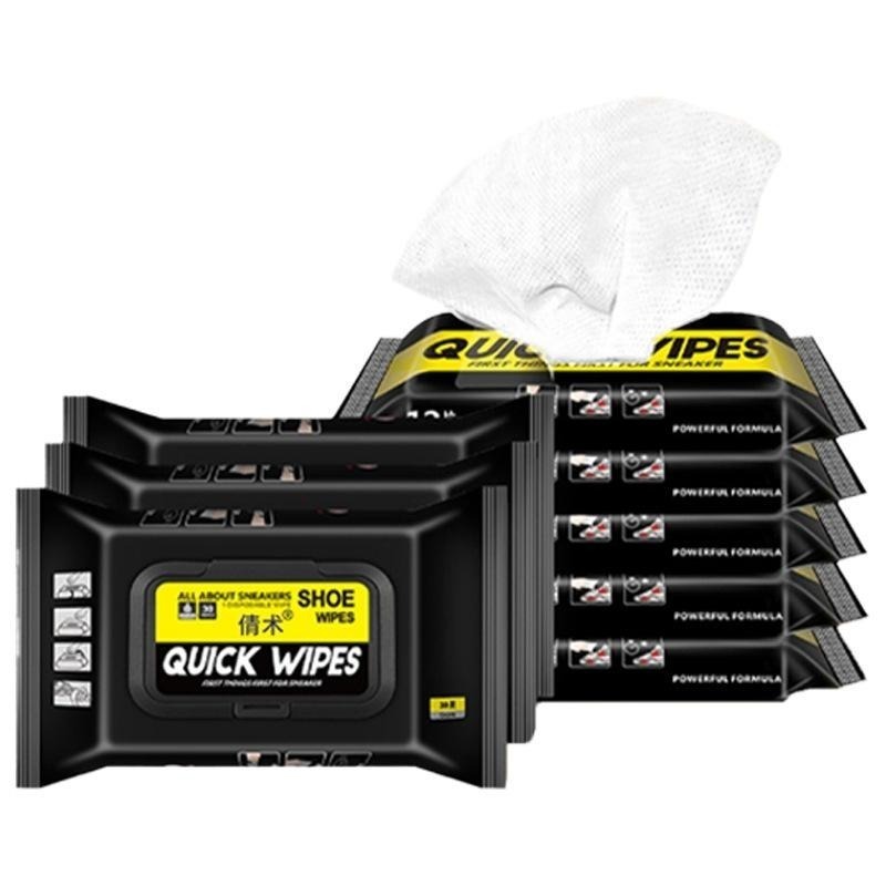 【雙11買1送1】去污白鞋濕紙巾 運動鞋清潔 擦鞋巾 去除鞋子髒汙-細節圖5